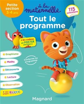 A la maternelle, petite section, 3-4 ans : tout le programme - Marie-Françoise Mornet