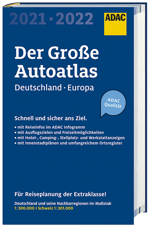 ADAC Der Große AutoAtlas 2021/2022 1:300 000 -Deutschland,Österreich