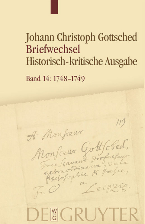 Johann Christoph Gottsched: Johann Christoph und Luise Adelgunde... / November 1748 – September 1749 - 