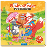 Trötsch Unser Sandmännchen Puzzlebuch mit 4 Puzzle Fuchs und Elster