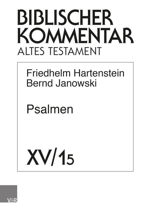 Psalmen - Friedhelm Hartenstein, Bernd Janowski
