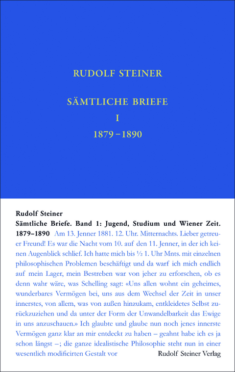 Sämtliche Briefe - Rudolf Steiner