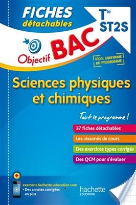 Sciences physiques et chimiques terminale ST2S : 37 fiches détachables - Jean-Pierre Devalance, Jean-Pierre Durandeau