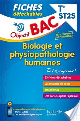 Biologie et physiopathologie humaines terminale ST2S : 53 fiches détachables - Chrystelle Ménard