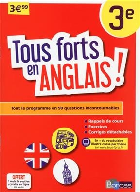 Tous forts en anglais ! 3e