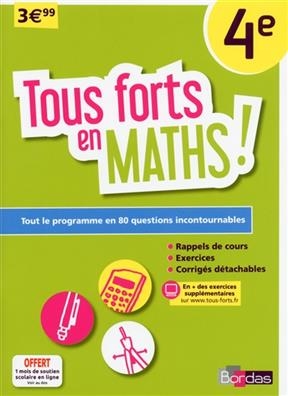 Tous forts en maths ! 4e