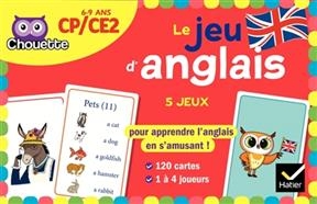 Le jeu d'anglais : du CP au CE2, 6-9 ans : 5 jeux pour apprendre l'anglais en s'amusant ! - Laurent Héron