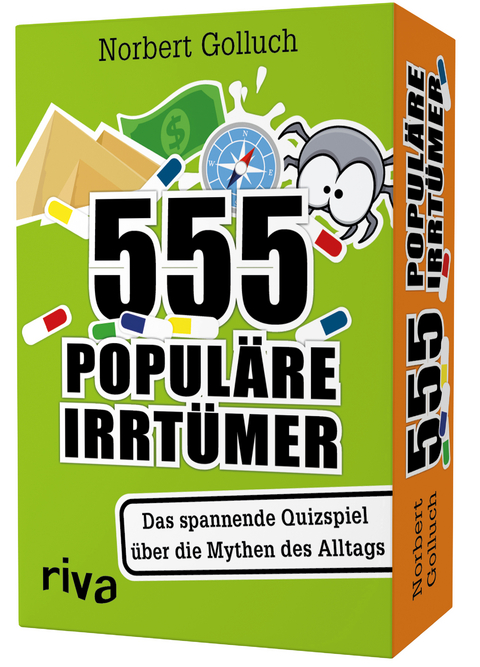 555 populäre Irrtümer – Das spannende Quizspiel rund um die Mythen des Alltags - Norbert Golluch