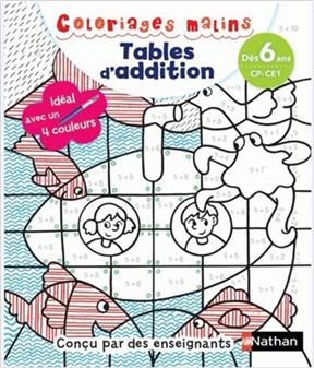 Tables d'addition : dès 6 ans, CP, CE1 - Claudine Aubrun