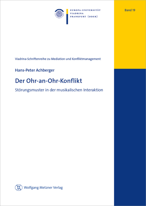 Der Ohr-an-Ohr-Konflikt - Hans-Peter Achberger