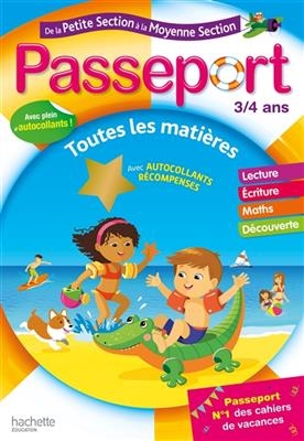 Passeport de la petite section à la moyenne section, 3-4 ans : toutes les matières