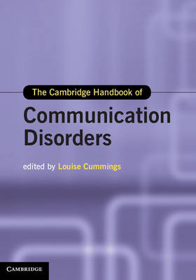 Cambridge Handbook of Communication Disorders - 