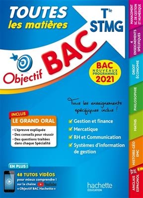 Toutes les matières terminale STMG : bac 2021, nouveaux programmes