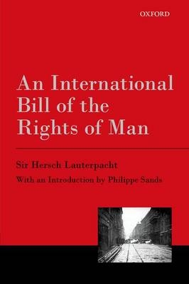 International Bill of the Rights of Man -  Hersch Lauterpacht