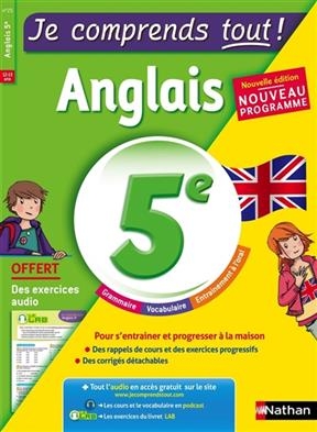 Je comprends tout ! Anglais 5e, 12-13 ans : nouveau programme - Stéphanie Hivert