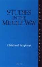 Studies in the Middle Way -  Christmas Humphreys