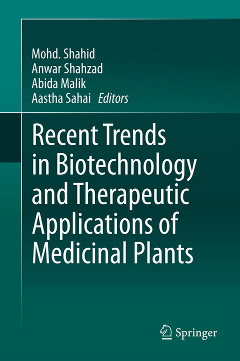 Recent Trends in Biotechnology and Therapeutic Applications of Medicinal Plants - 