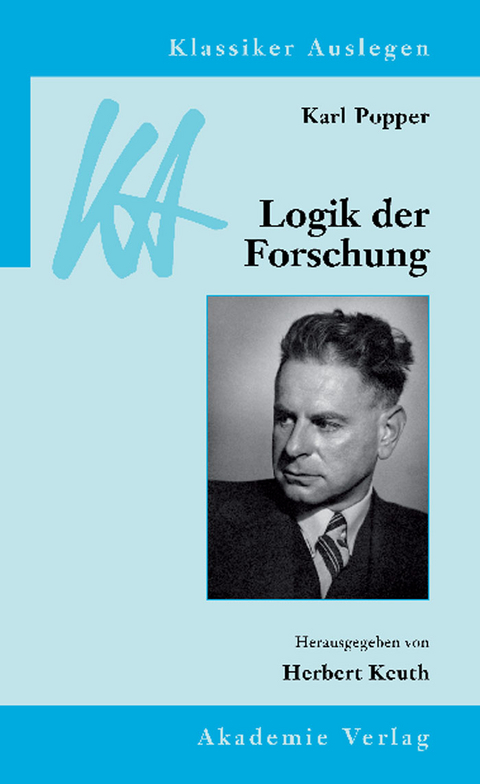 Karl Popper: Logik der Forschung - 