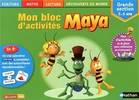 Mon bloc d'activités Maya, grande section 5-6 ans : écriture, maths, lecture, découverte du monde