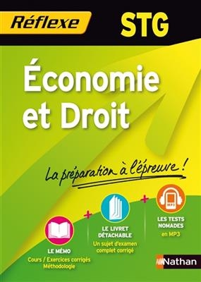 Economie et droit, STG : la préparation à l'épreuve ! - Pascal Besson, Laurence Garnier