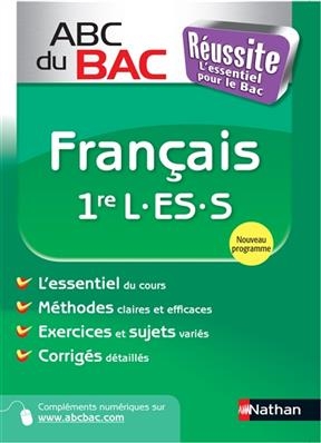 Français 1re L, ES, S : programme 2011