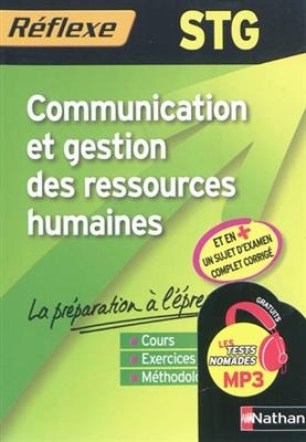 Communication et gestion des ressources humaines, STG