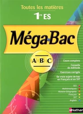 Mégabac, toutes les matières 1re ES