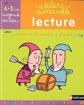Lecture, moyenne section 4-5 ans : pour faire comme à l'école - Huguette Chauvet, Nathalie et al. Dieterlé