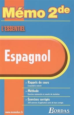 Espagnol : rappels de cours, méthode, exercices corrigés - Maïté Jégoux