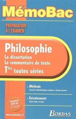 Philosophie terminales toutes séries : la dissertation, le commentaire de texte - Henri Pena-Ruiz