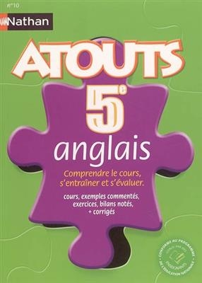 Anglais 5e : comprendre le cours, s'entraîner et s'évaluer : cours, exemples commentés, exercices, bilans notés, corr... - Emile Benhamou