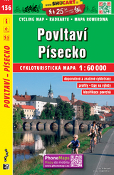 Povltaví, Písecko / Moldauland, Pisek (Radkarte 1:60.000)