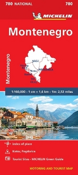 Montenegro - Michelin National Map 780 -  Michelin