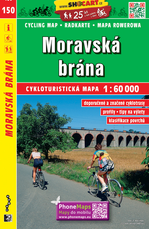 Moravská brána / Mährische Pforte (Radkarte 1:60.000)