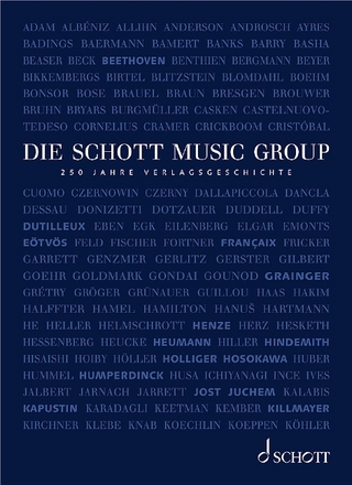 Die Schott Music Group - Susanne Gilles-Kircher; Hildegard Hogen; Rainer Mohrs