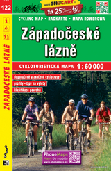 Západočeské lázně / Westböhmische Bäder (Radkarte 1:60.000)