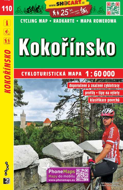 Kokořínsko / Kokorschin (Radkarte 1:60.000)