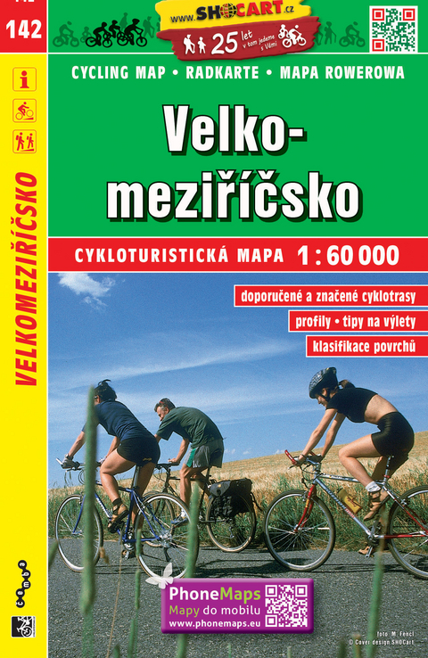 Velkomeziříčsko / Groß Meseritsch (Radkarte 1:60.000)