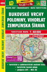 Bukovské vrchy, Poloniny, Vihorlat, Zemplínska šírava / Bukovec-Berge, Waldkarpaten, Vihorlatgebirge, Sempliner Weite (Wander - Radkarte 1:40.000)