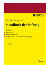 Handbuch der Stiftung - Götz, Hellmut; Pach-Hanssenheimb, Ferdinand