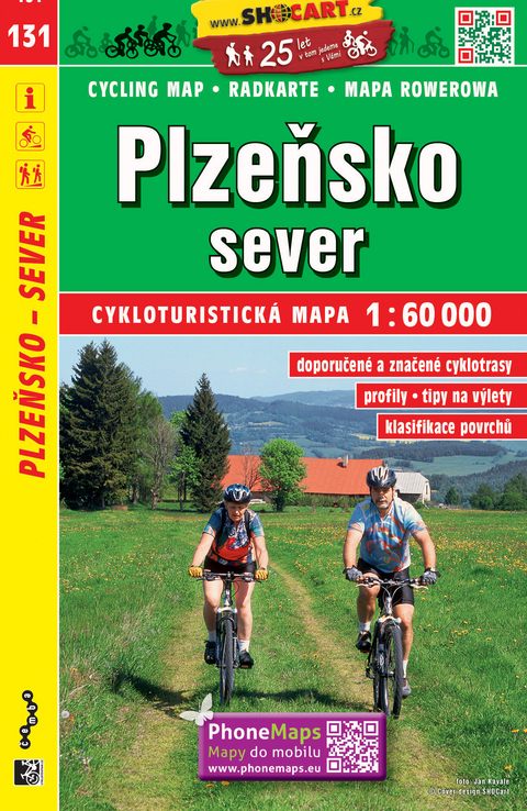 Plzeňsko sever / Pilsen - Nord (Radkarte 1:60.000)