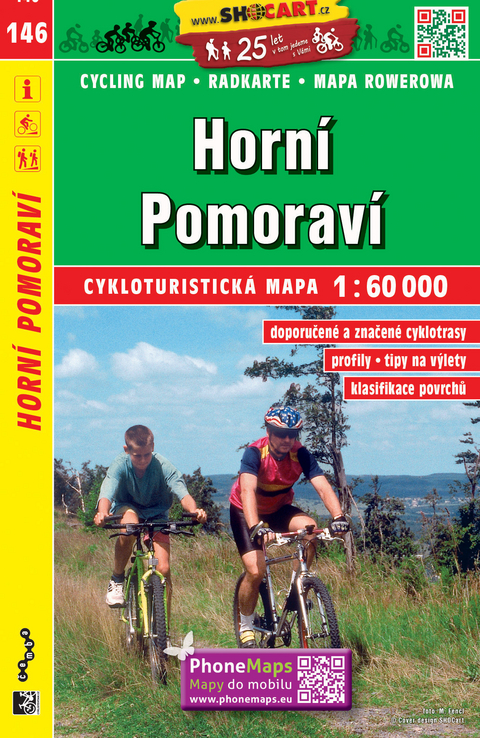 Horní Pomoraví / Oberer Marchtal (Radkarte 1:60.000)