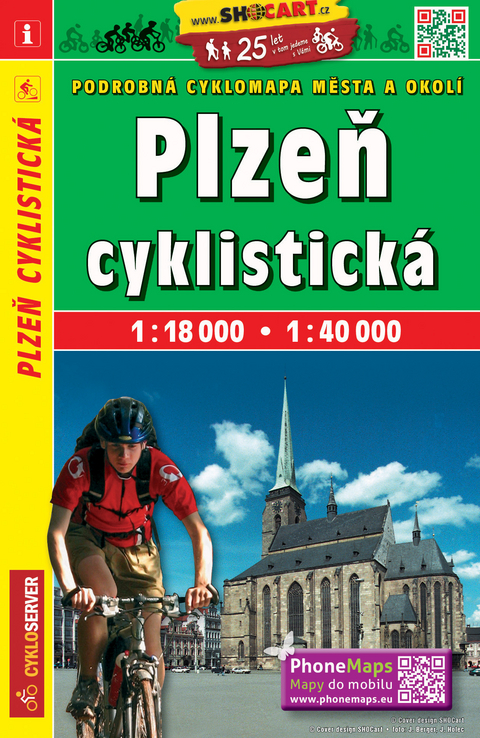 Plzeň / Pilsen (Radkarte 1:18.000 / 1:40.000)