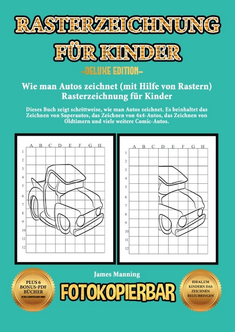 Wie man Autos zeichnet (mit Hilfe von Rastern) - Rasterzeichnung für Kinder - James Manning