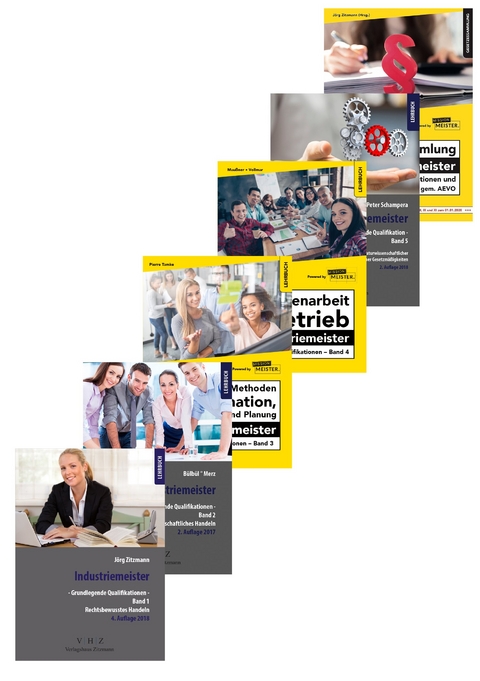 Bücherbundle Industriemeister - RBH, BWH, ZiB, MdP, NTG