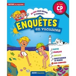 ENQUÊTES EN VACANCES DU CP AU CE1 -  Alice Turquois