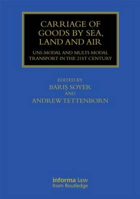 Carriage of Goods by Sea, Land and Air - 