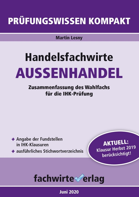 Handelsfachwirte: Aussenhandel - Martin Lesny