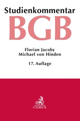 Bürgerliches Gesetzbuch - Jacoby, Florian; Hinden, Michael von; Kropholler, Jan