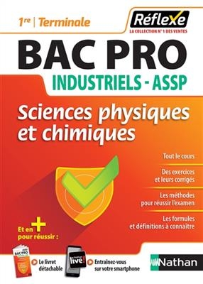 Sciences physiques et chimiques, bac pro industriels ASSP, 1re, terminale